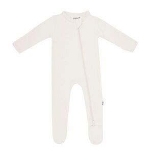 ❤️ Zippered Footie in Oat